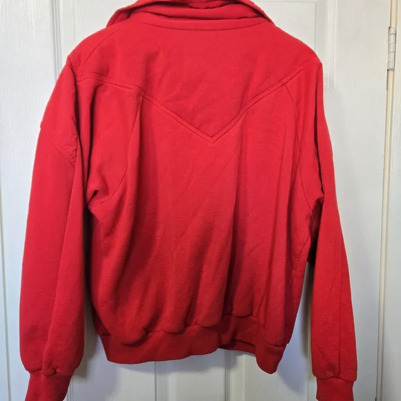 Vintage Foot Locker Red Quarter-Zip Pullover - Picture 8 of 8